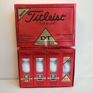 Titleist Golf Ball Lot Pack of 12 Balls DT Wound 90 DT 2-Piece